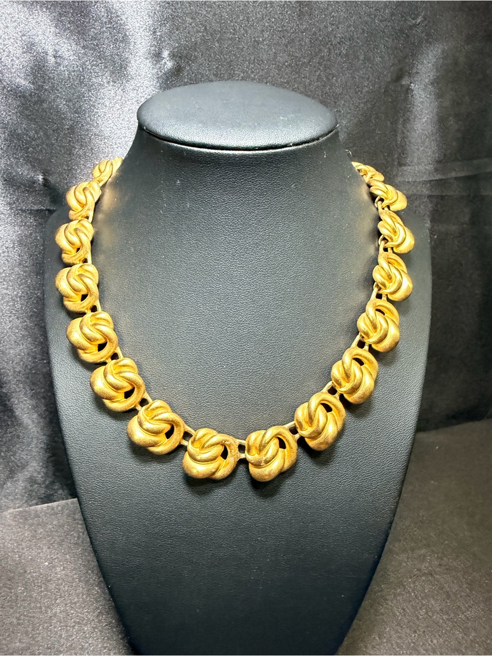 Anne Klein Gold-Tone Knotted Link Necklace - Elegant Women's Jewelry
